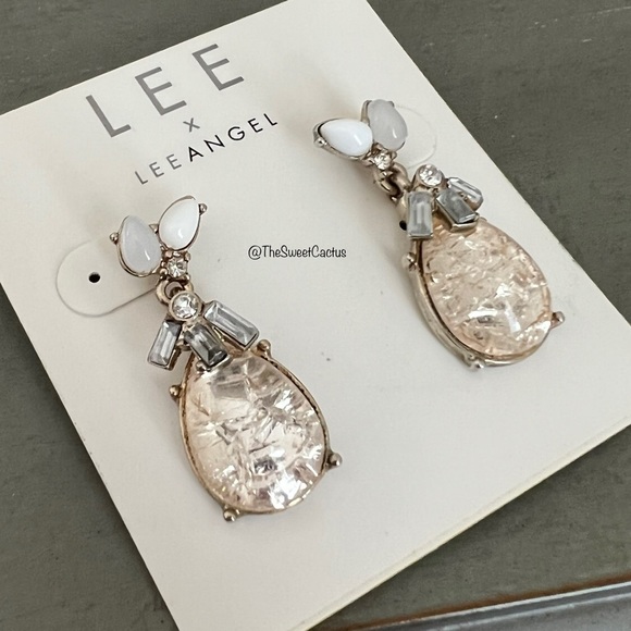 Lee by Lee Angel Tear Drop Earrings - Picture 3 of 6